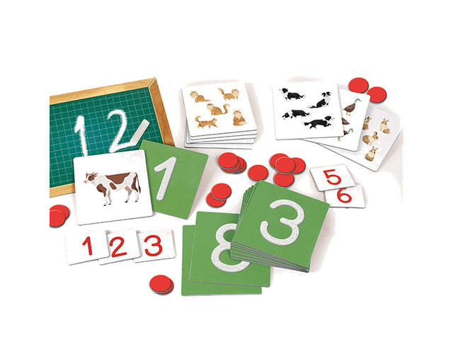 Clementoni - Montessori Números tácteis