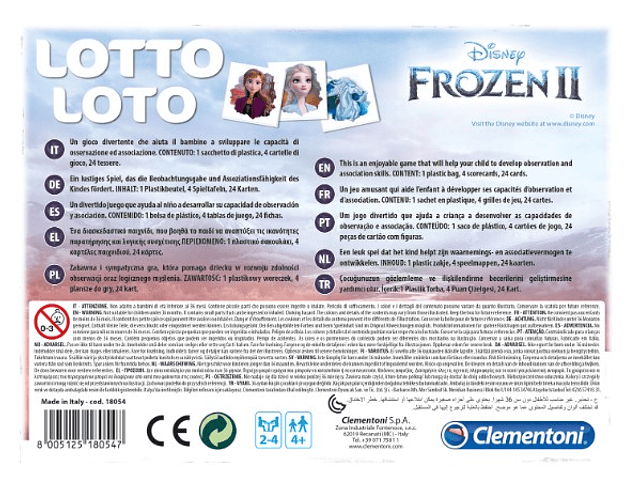 Clementoni - Loto - Frozen II