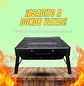 Parrilla plegable de camping a carbón  - Miniatura 1