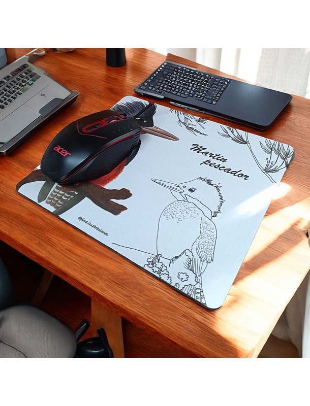 Mouse Pad 3 mm Martín Pescador 4