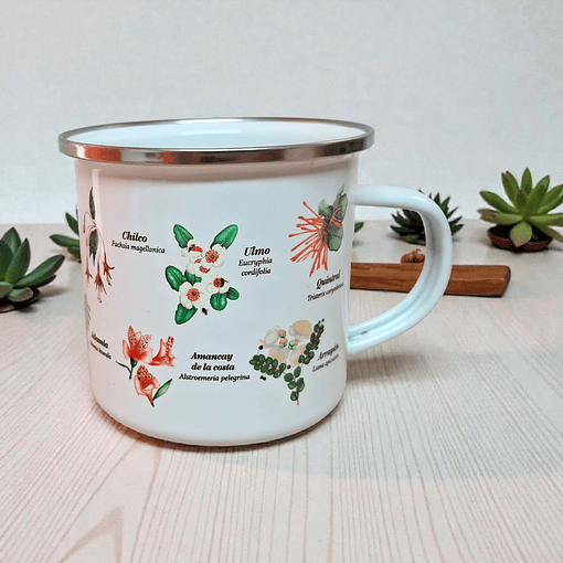 Tazón Enlozado 300 CC Botanica Chilena 