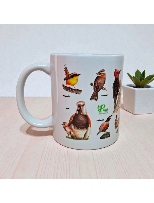 Tazón Ceramico 350 CC Aves de Chile  2