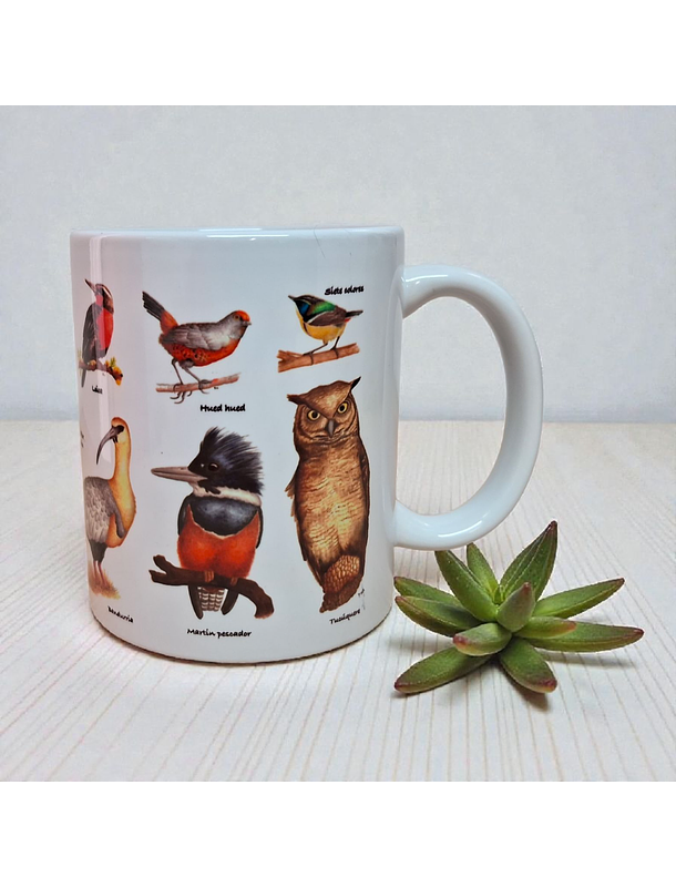 Tazón Ceramico 350 CC Aves de Chile  1