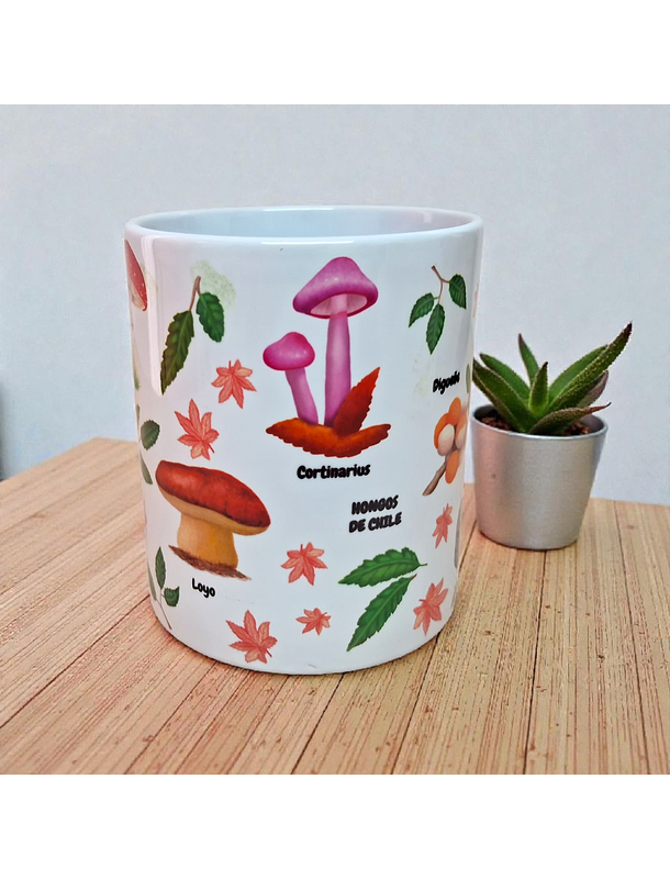 Tazón Ceramico 350 CC Hongos de Chile 2