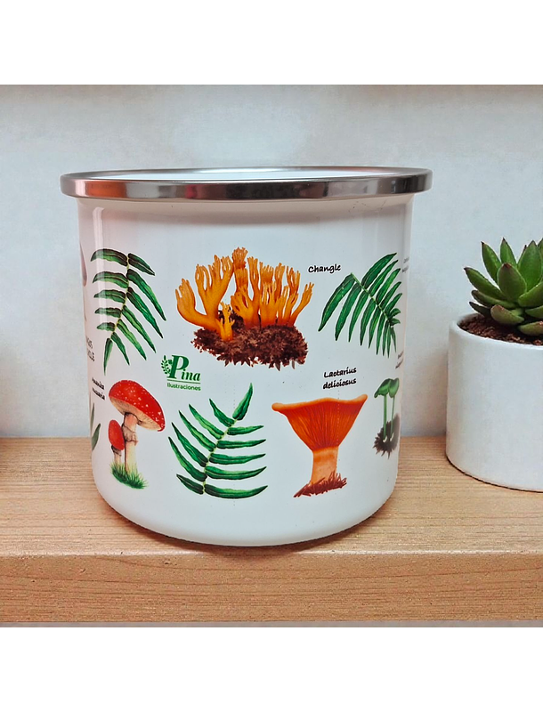 Tazón Enlozado 300 CC Hongos de Chile  2