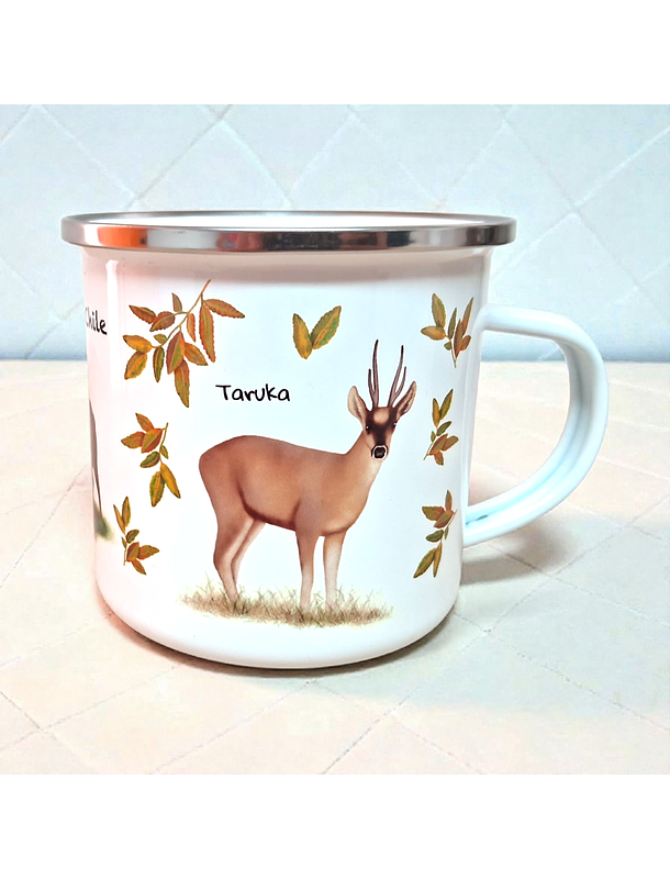 Tazón Enlozado 300 CC Ciervos de Chile  2