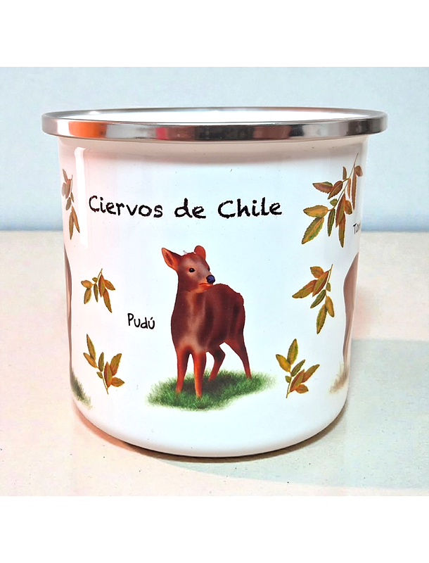 Tazón Enlozado 300 CC Ciervos de Chile  3