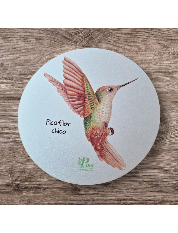 Posavasos de Madera Aves de Chile 2