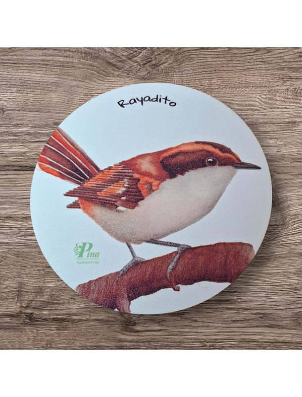 Posavasos de Madera Aves de Chile 3