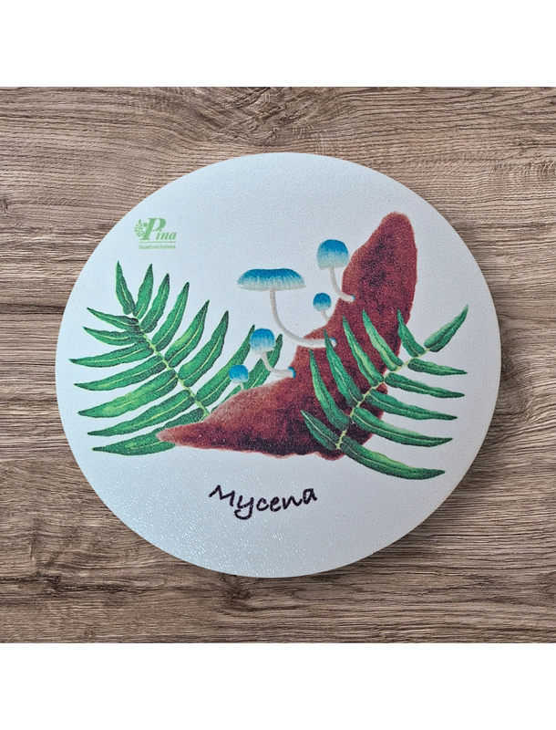 Posavasos de Madera Hongos de Chile  3