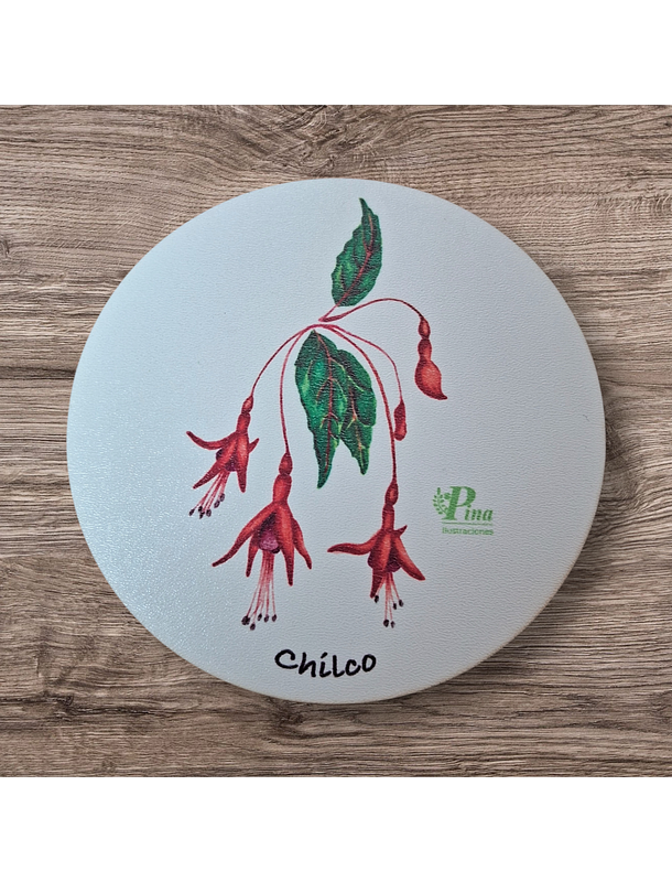 Posavasos de Madera Flora Chilena  5