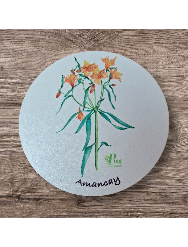 Posavasos de Madera Flora Chilena  6