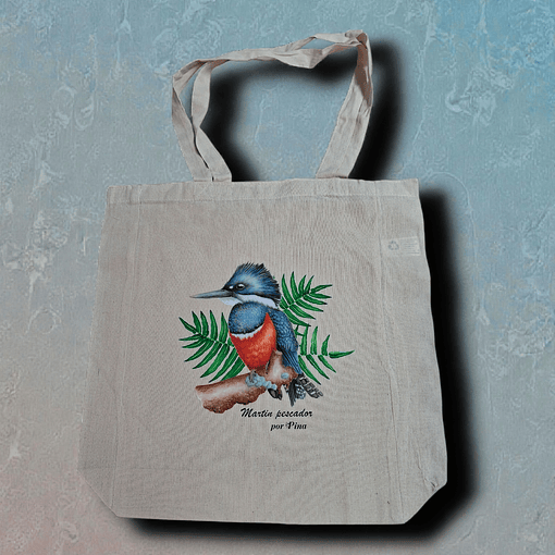 Bolsa Ecologica diseño Martín Pescador