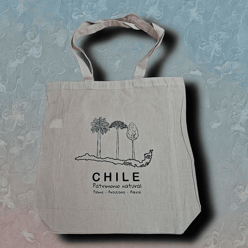 Bolsa Ecologica diseño Árboles de Chile