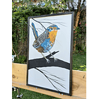 Cuadro Rama 1 Chucao acrílico a mano 40x60 2