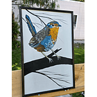 Cuadro Rama 1 Chucao acrílico a mano 40x60 3