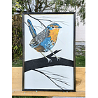 Cuadro Rama 1 Chucao acrílico a mano 40x60 1