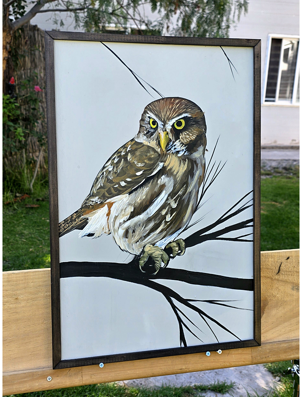 Cuadro Rama 4 Chuncho acrílico a mano 40x60 2