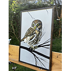 Cuadro Rama 4 Chuncho acrílico a mano 40x60 3