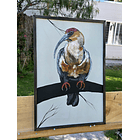 Cuadro Rama 1 Bandurría acrílico a mano 40x60 3