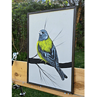 Cuadro Rama 2 Cometocino acrílico a mano 40x60 3