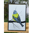 Cuadro Rama 2 Cometocino acrílico a mano 40x60 1