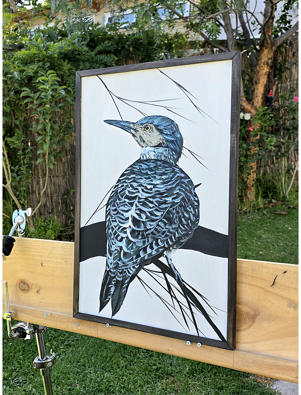 Cuadro Rama 1 Pitio acrílico a mano 40x60 3