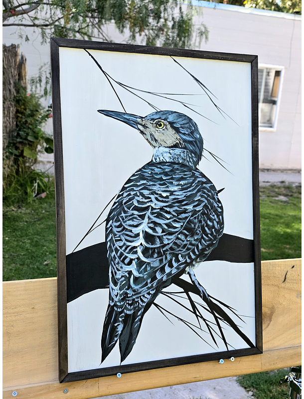 Cuadro Rama 1 Pitio acrílico a mano 40x60 2