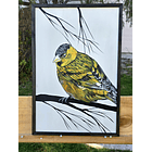 Cuadro Rama 4 jilguero Acrilíco a Mano 40x60 1