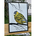 Cuadro Rama 4 jilguero Acrilíco a Mano 40x60 2