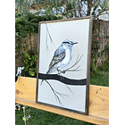 Cuadro Rama 2 Cenicienta Dormida acrílico a mano 40x60 2