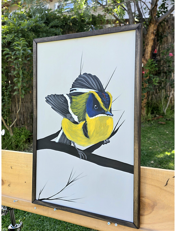 Cuadro Rama 3 Siete Colores acrílico a mano 40x60 3