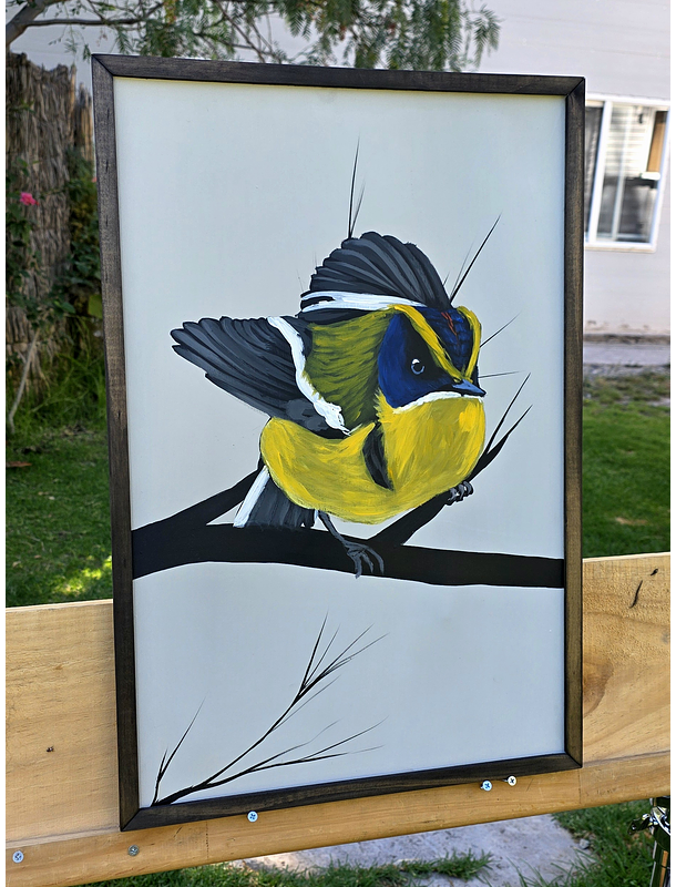 Cuadro Rama 3 Siete Colores acrílico a mano 40x60 2