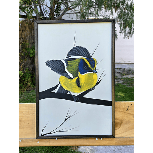 Cuadro Rama 3 Siete Colores acrílico a mano 40x60