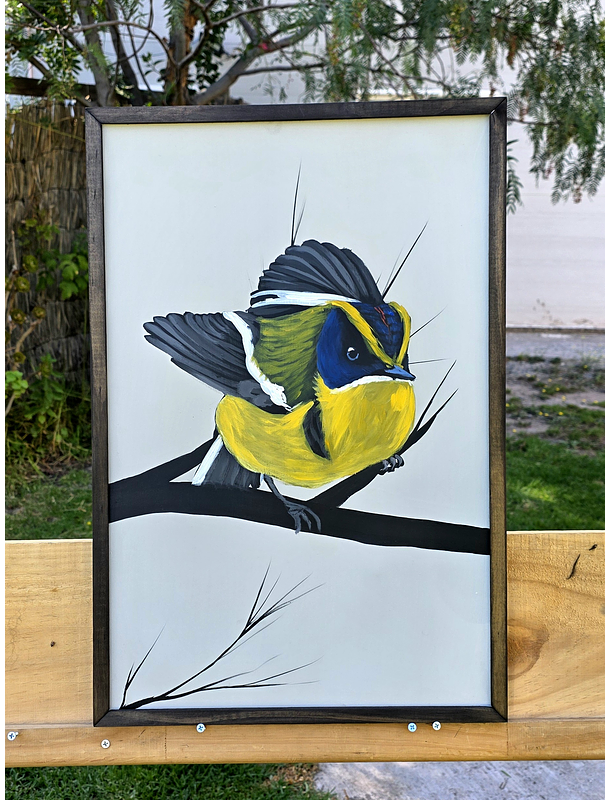 Cuadro Rama 3 Siete Colores acrílico a mano 40x60 1