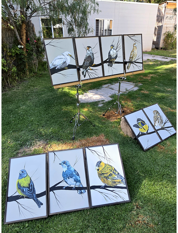 Cuadro Rama 4 Tiuque acrílico a mano 40x60 4