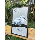 Cuadro Rama 1 Garza acrílico a mano 40x60 3