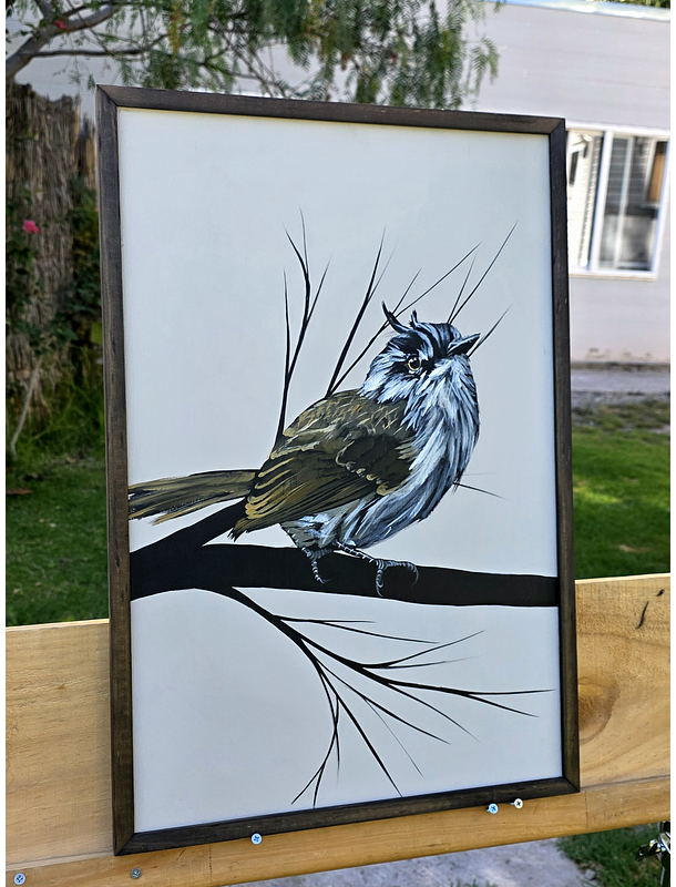 Cuadro Rama 3 Cachudito acrílico a mano 40x60 2