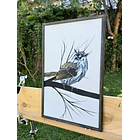 Cuadro Rama 3 Cachudito acrílico a mano 40x60 3