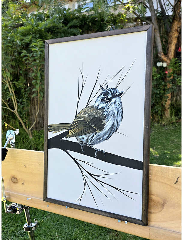 Cuadro Rama 3 Cachudito acrílico a mano 40x60 3