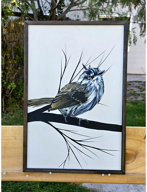 Cuadro Rama 3 Cachudito acrílico a mano 40x60 1