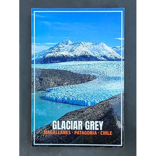 Postal con Lacado Glaciar Grey - Patagonia