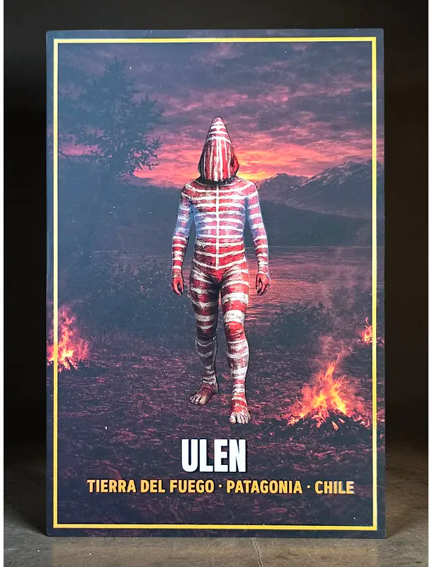 Postal con Lacado Ulen - Espíritu Selk´nam