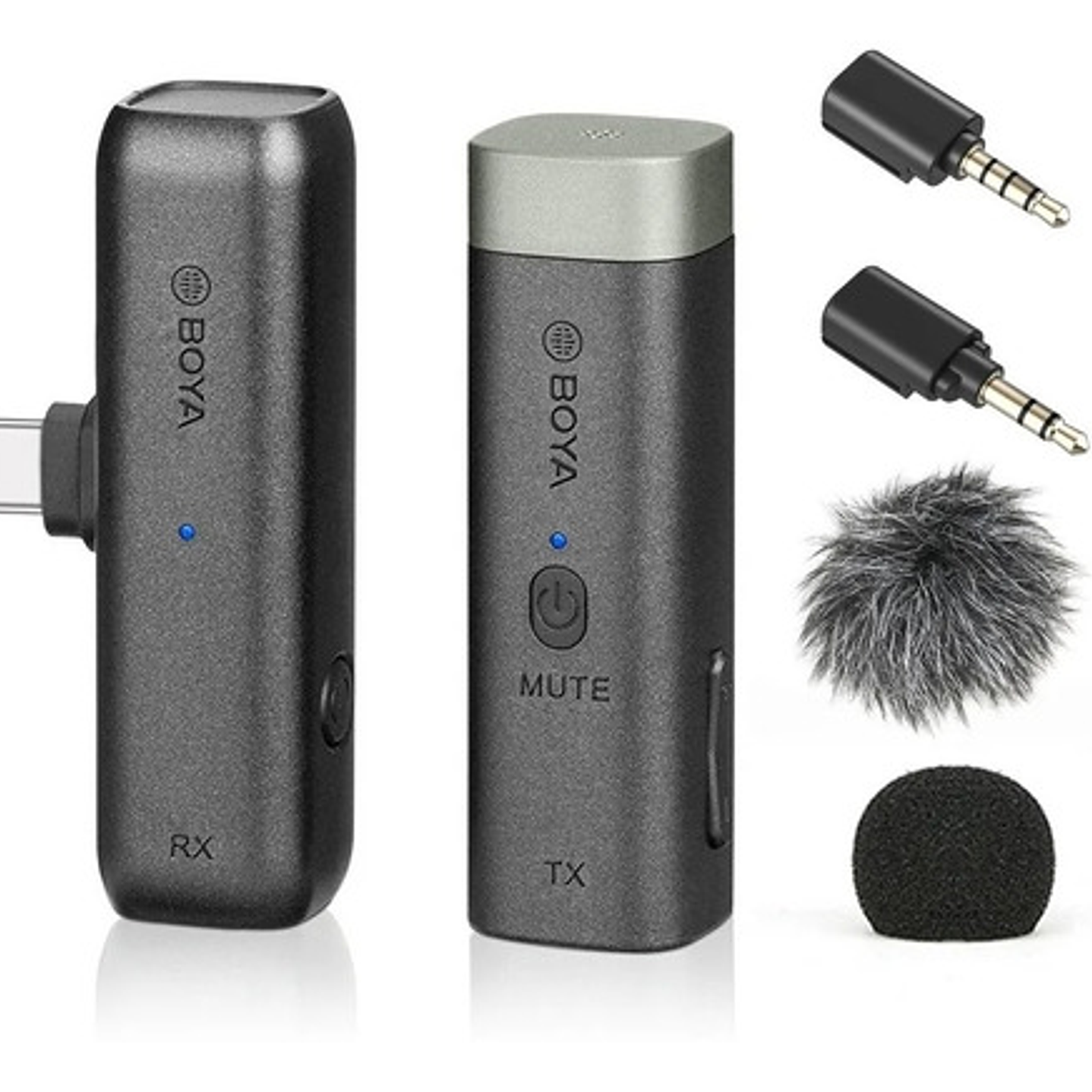 Micrófono Inalámbrico Para Cámaras, Android (3.5mm) Y Usb-c  BY-WM3U 1