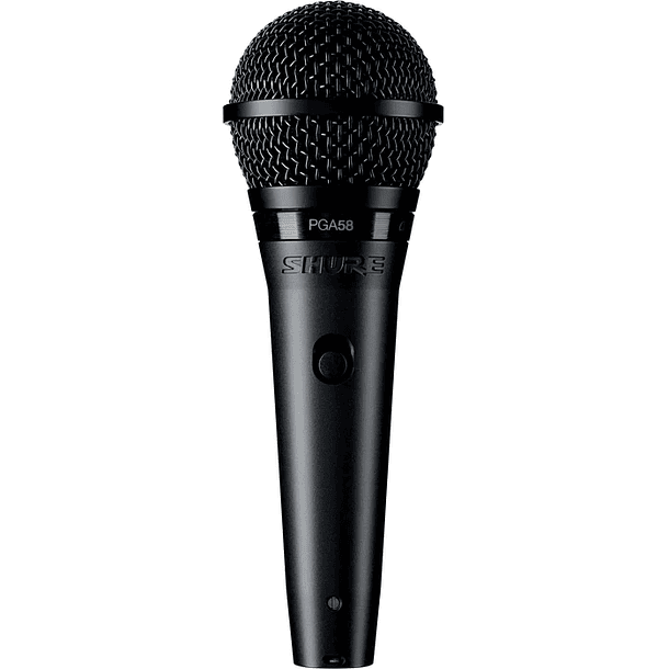 Shure PGA58-XLR Microfono Vocal Dinamico Cardioide con Cable XLR-XLR