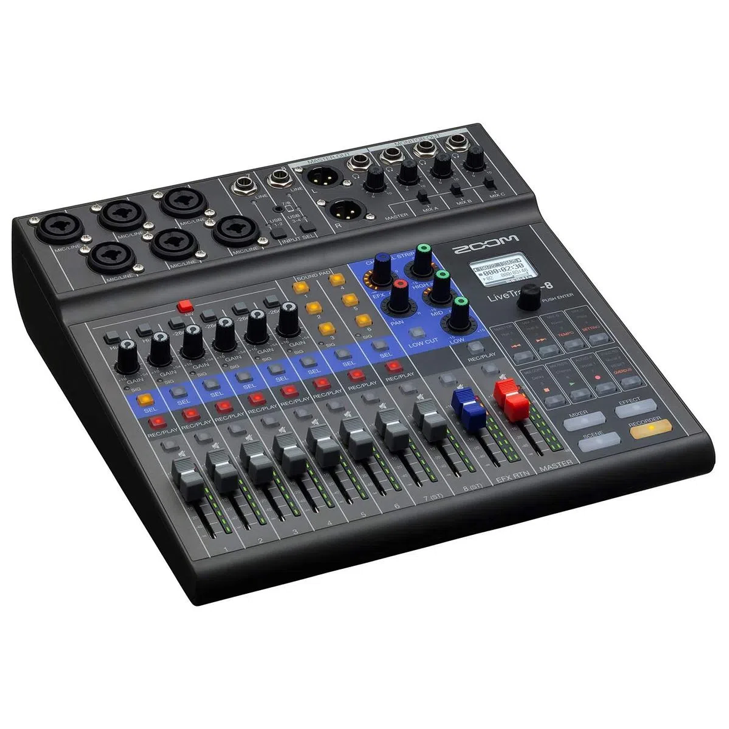 ZOOM LiveTrak L-8 Mixer 8 Canales Portatil 2