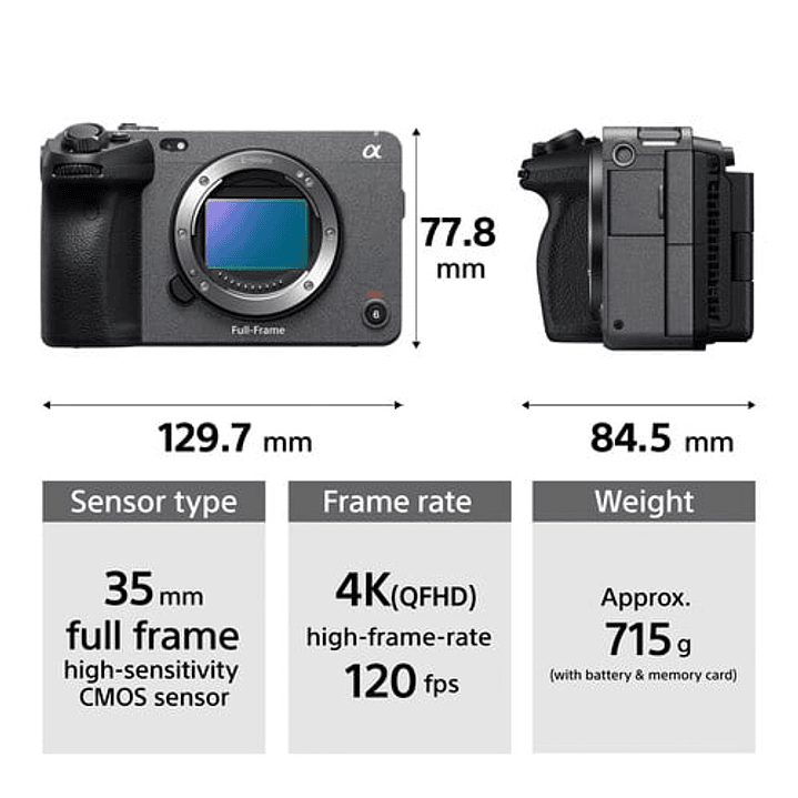 CAMARA SONY FX3 CINEMA LINE FULL FRAME 6