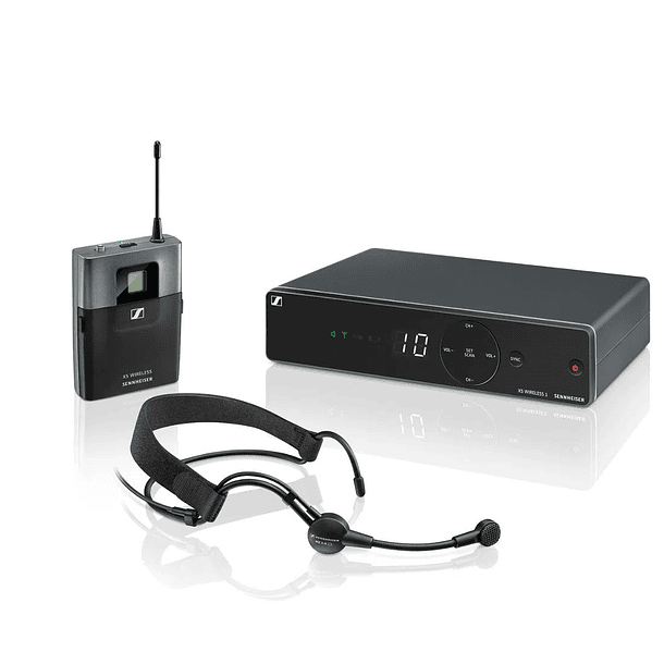 Sistema inalámbrico Sennheiser de micrófono de cintillo XSW 1-ME3 - Rango A