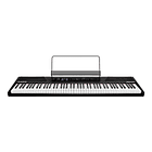 Piano Digital de 88 teclas Alesis RECITAL 2
