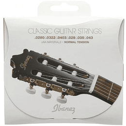 Set de cuerdas Ibanez de nylon ICLS6NT - para guitarra clásica Ibanez